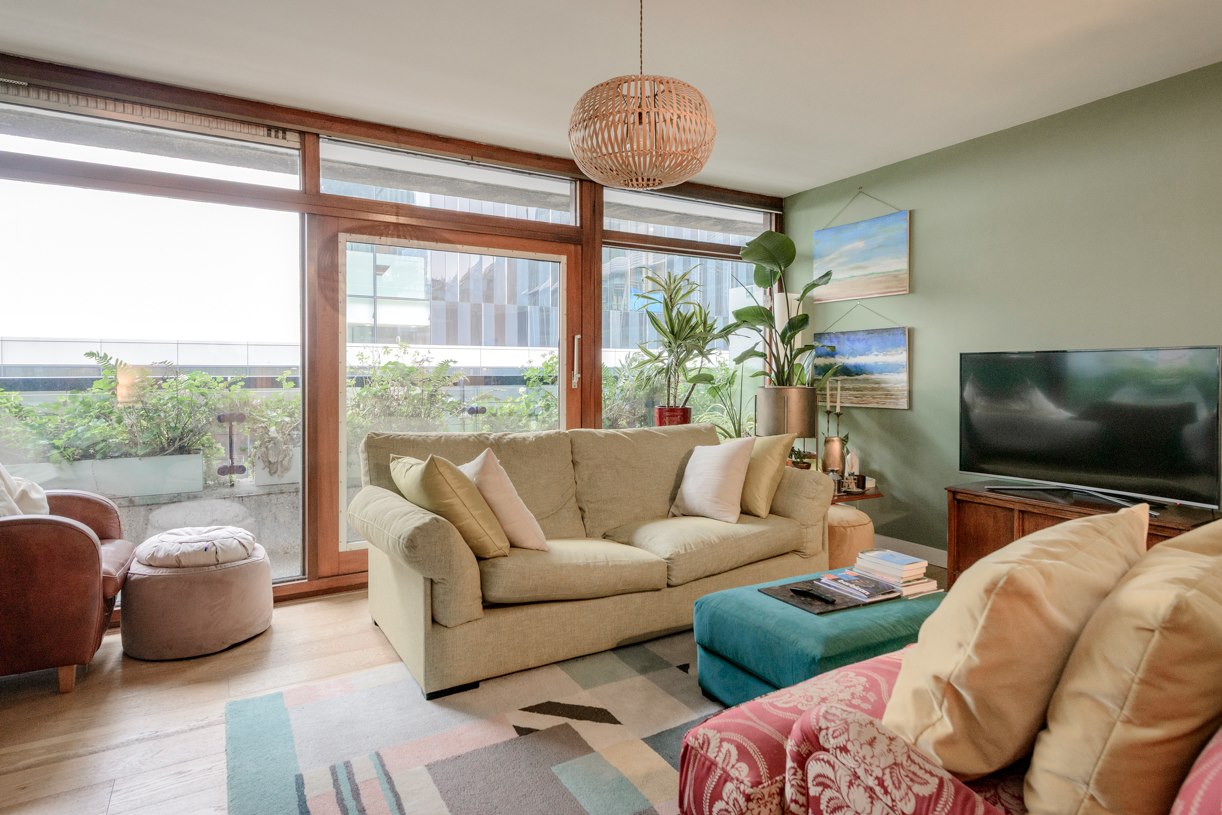 From a flat for sale
